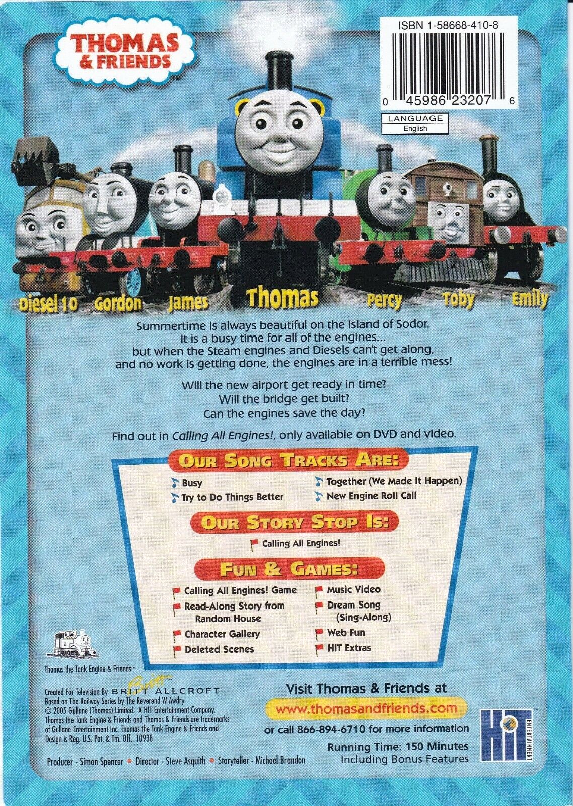 Image CallingAllEnginesUSDVDBackcover.jpg Thomas the Tank Engine