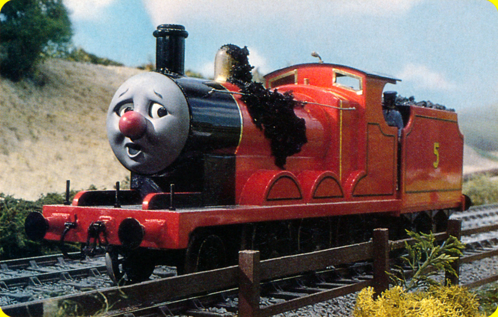 Image JamesandtheBees4 jpg Thomas The Tank Engine Wikia Fandom image-jamesandthebees4-jpg-thomas-the-tank-engine-wikia-fandom