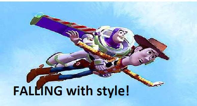 toy story falling with style track set
