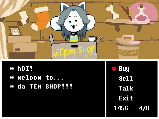 Tem Shop | Undertale Wiki | FANDOM powered by Wikia