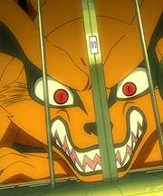 Rock Lee SD Kurama