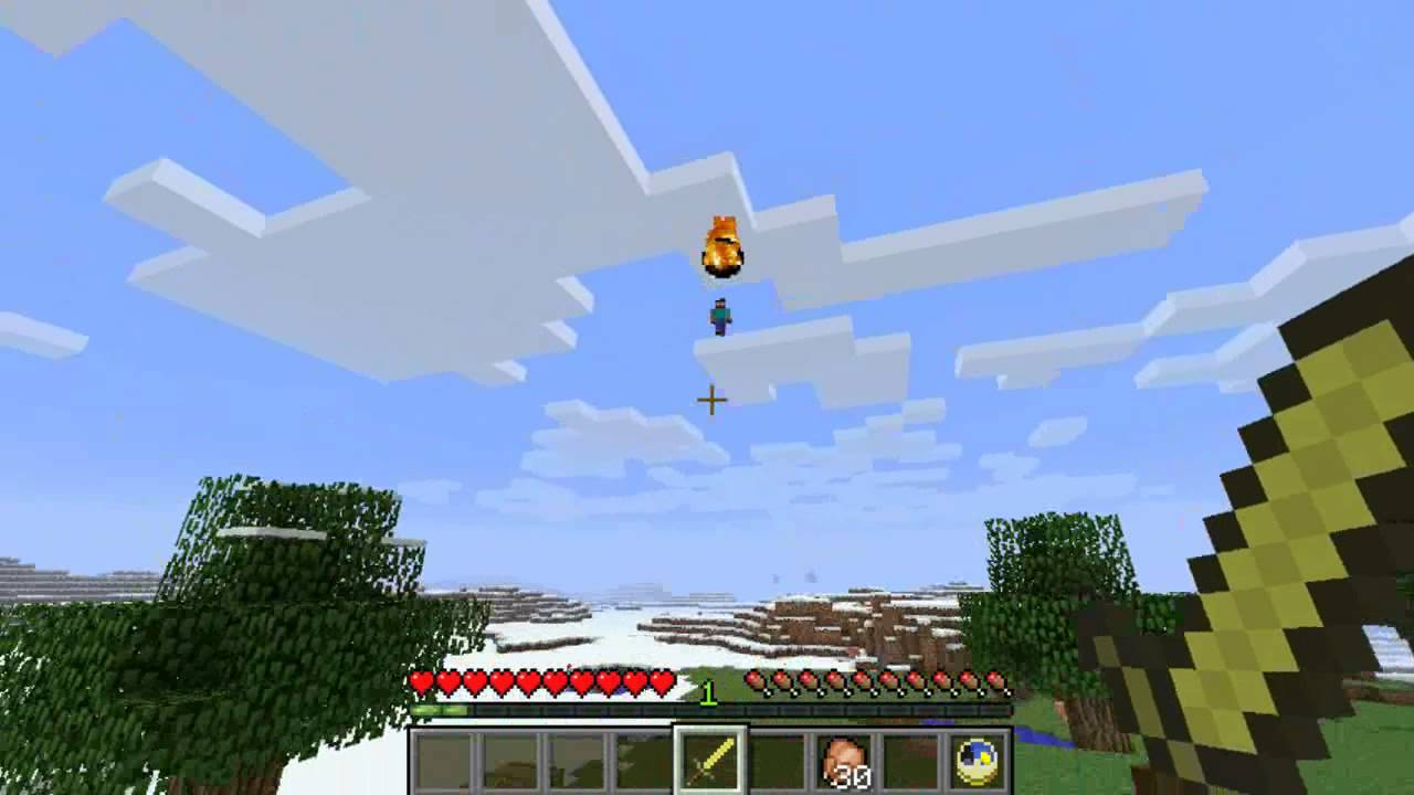 Herobrine flying