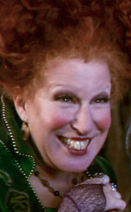 winifred sanderson hocus pocus midler bette witch winnie witches wiki sisters villains wikia sarah halloween themakeupgallery mary beth flying info