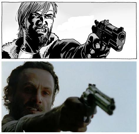 Image - Tv comic comparison.jpg | Walking Dead Wiki ...