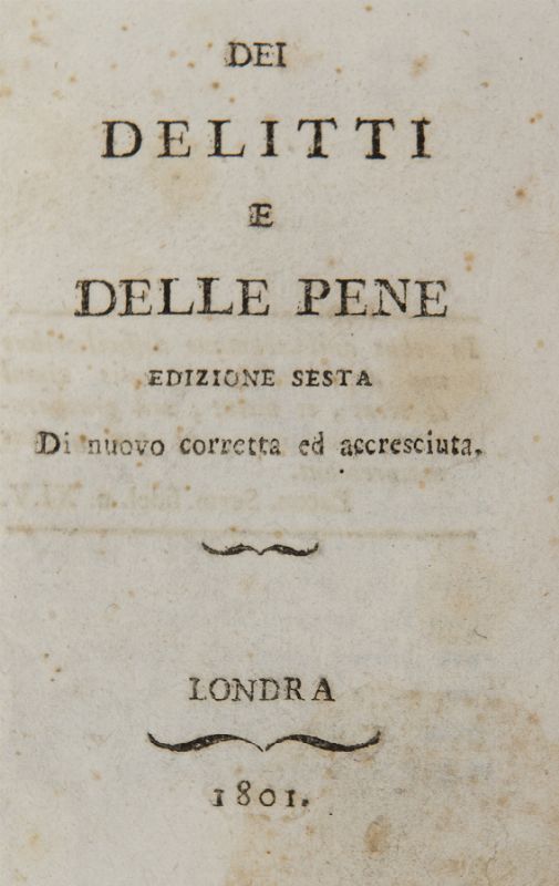 Doc cesare beccaria research paper