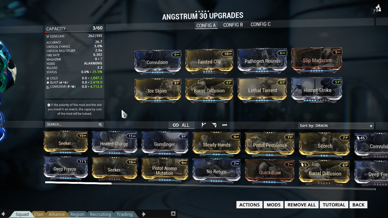 Warframe swap polarity aura slot