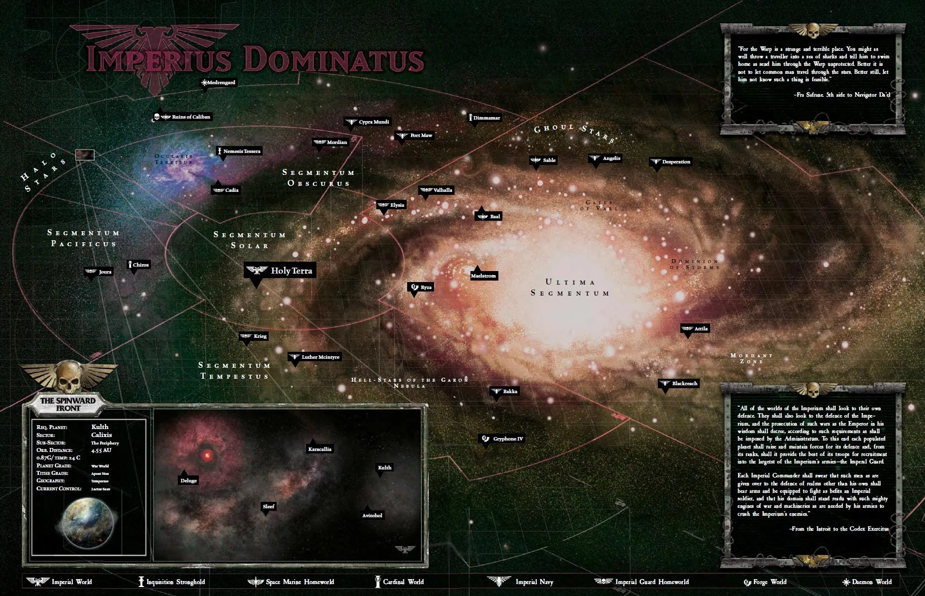 Warhammer 40k Galaxy Map Interactive