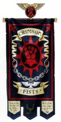 Crimson Fists Banner