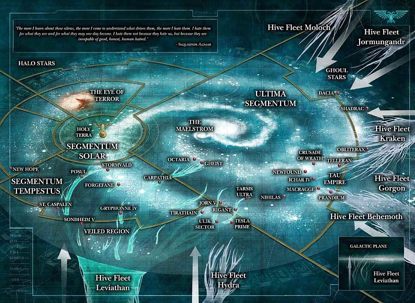Image - Tyranid Hive Fleets Galaxy Map.jpg | Warhammer 40k | FANDOM