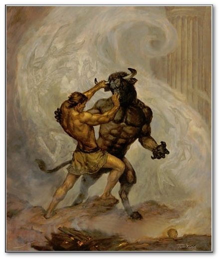 Image Theseus Minotaur Battle Full Warriors Of Myth Wiki