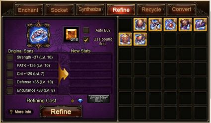 Recycling and revision slots