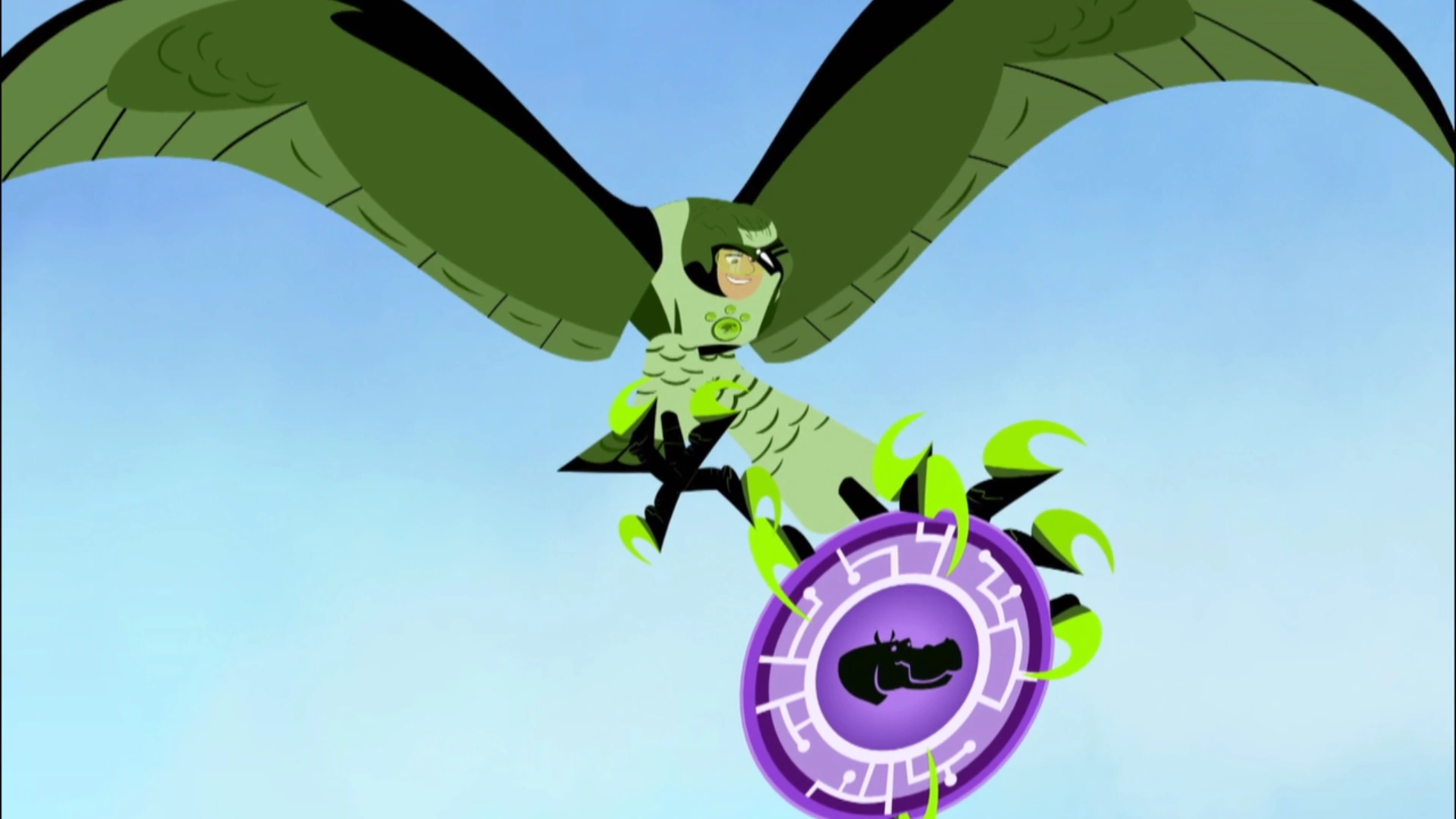 Image - Falcon Chris Grabs Hippo Disc.png | Wild Kratts Wiki | FANDOM