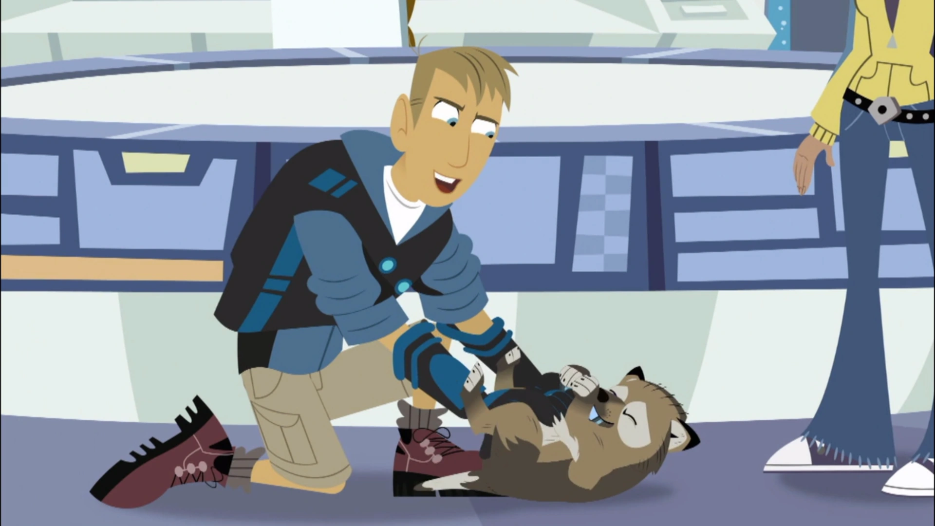 Image - Martin Tickling Little Howler.png | Wild Kratts Wiki | Fandom