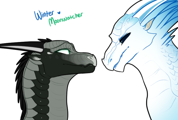 wings of fire winter x moon