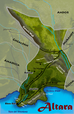 Large altara map