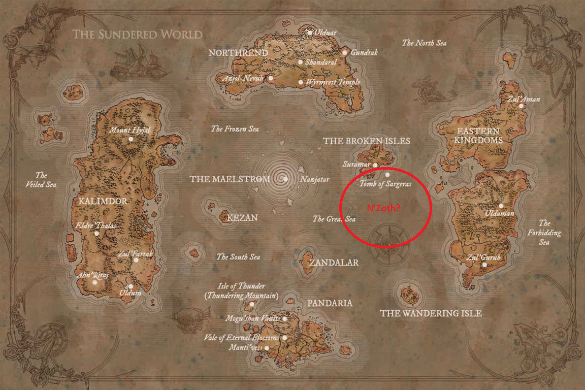 Warcraft Islands Map Warcraft Islands Map