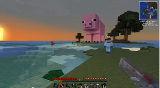 Pig island statue