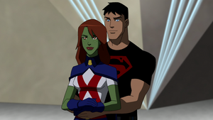 Miss Martian and Superboy