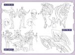 Cyber Girls Linework