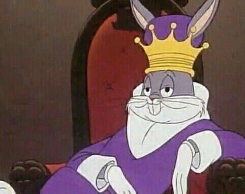 Image result for bugs bunny king