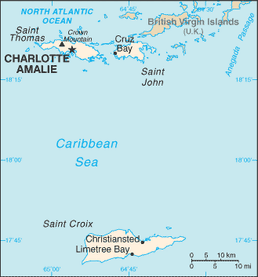 USVI Map