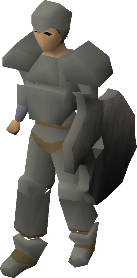 Granite armour equipped