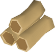 Teak logs detail