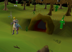 Stronghold Slayer Cave entrance