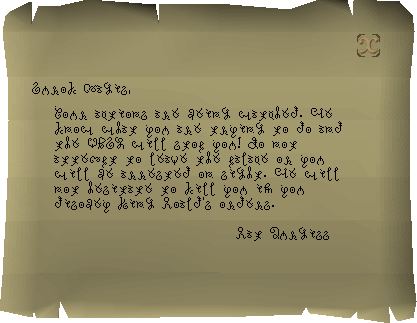 Letter to surok contents