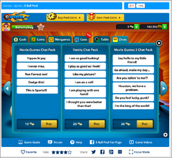 Chat pack screen shot