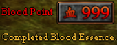 999 Blood Points - Completed Blood Essence