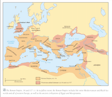 Ancient rome map