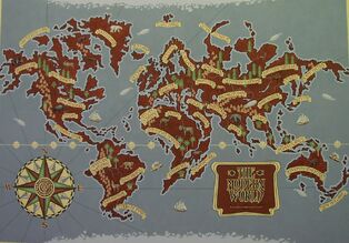 Monde de Lyra Carte
