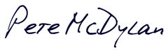 Pete McDylanhandschrift