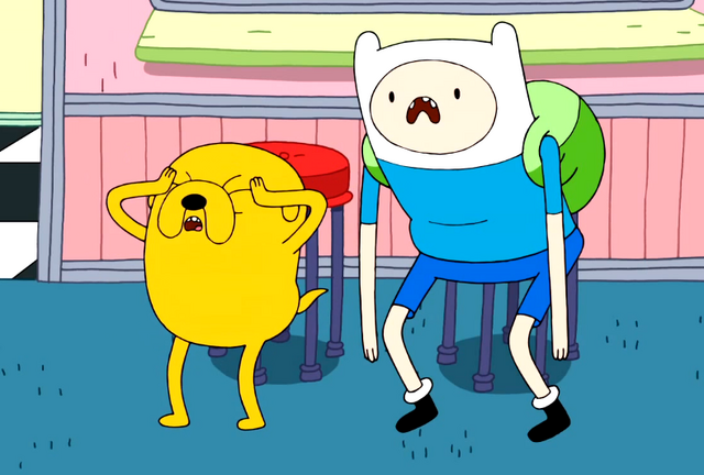 File:S3e3 Finn and Jake stunned.png