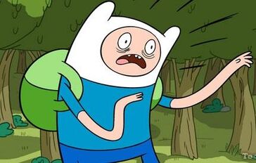Scared finn
