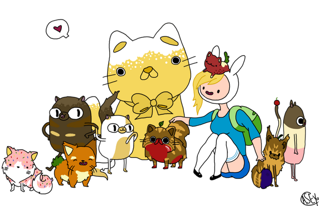 File:Fionna cake and pals by packandwhite241993-d4v9guc.png