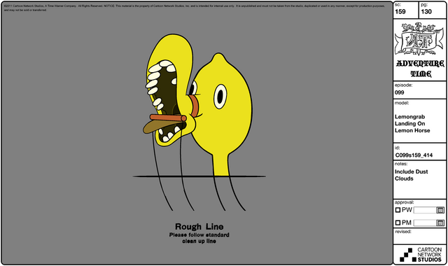 File:Modelsheet Lemongrab Landing on Lemon Horse.png