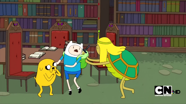 File:S2e15 turtle princess pushing finn.png