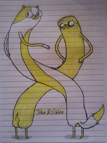 File:Jake and cake by mazdatiger-d4wn2a6.jpg