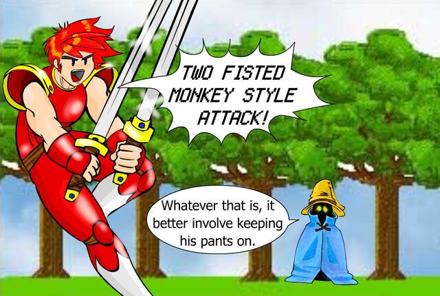File:Fighter and Black Mage.jpg