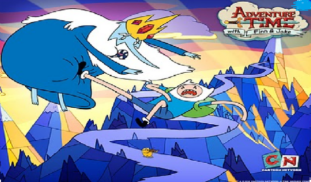 File:Adventure time finn kicked iceking.png
