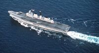 Invincible-class CVL at sea