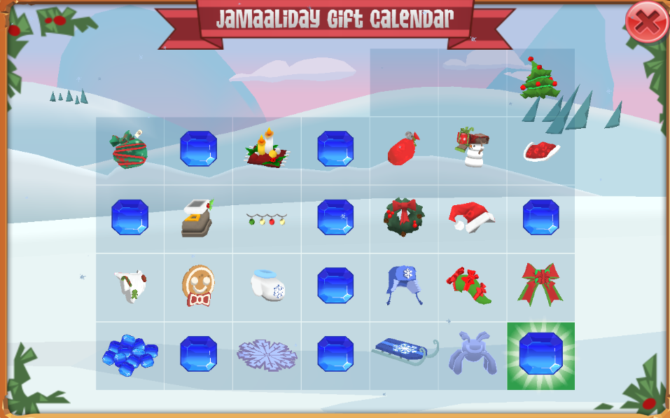 Jamaaliday Gift Calendar Play Wild Wiki FANDOM powered by Wikia