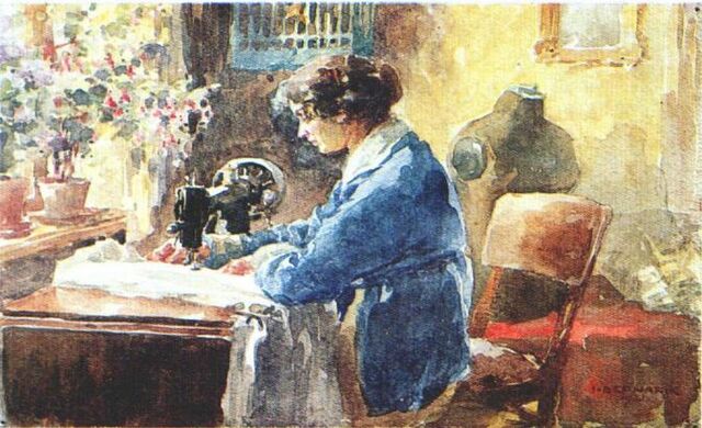 File:Lunapic - girl sewing.jpg