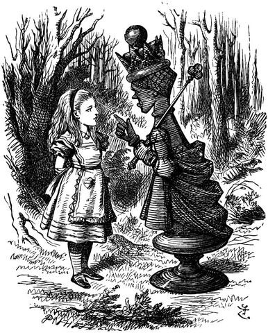Archivo:Red Queen chastises Alice.jpg