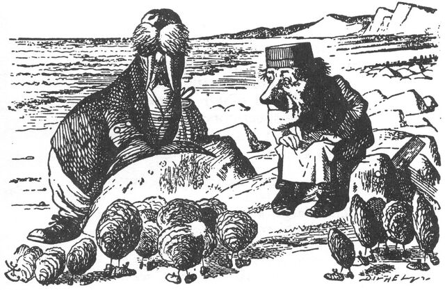 Archivo:Tenniel-Walrus-Carpenter 2.jpg