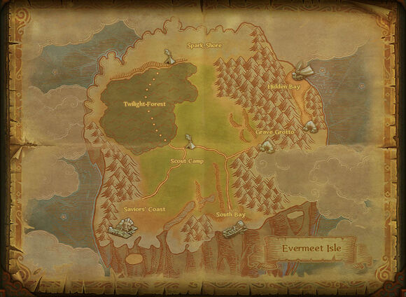Map evermeet isle