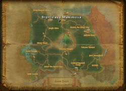 Bronislava Maximova map