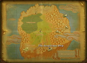 Suspicious ship map